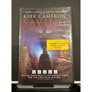 Saving Christmas DVD Kirk Cameron Holiday Movie Family Christian Film